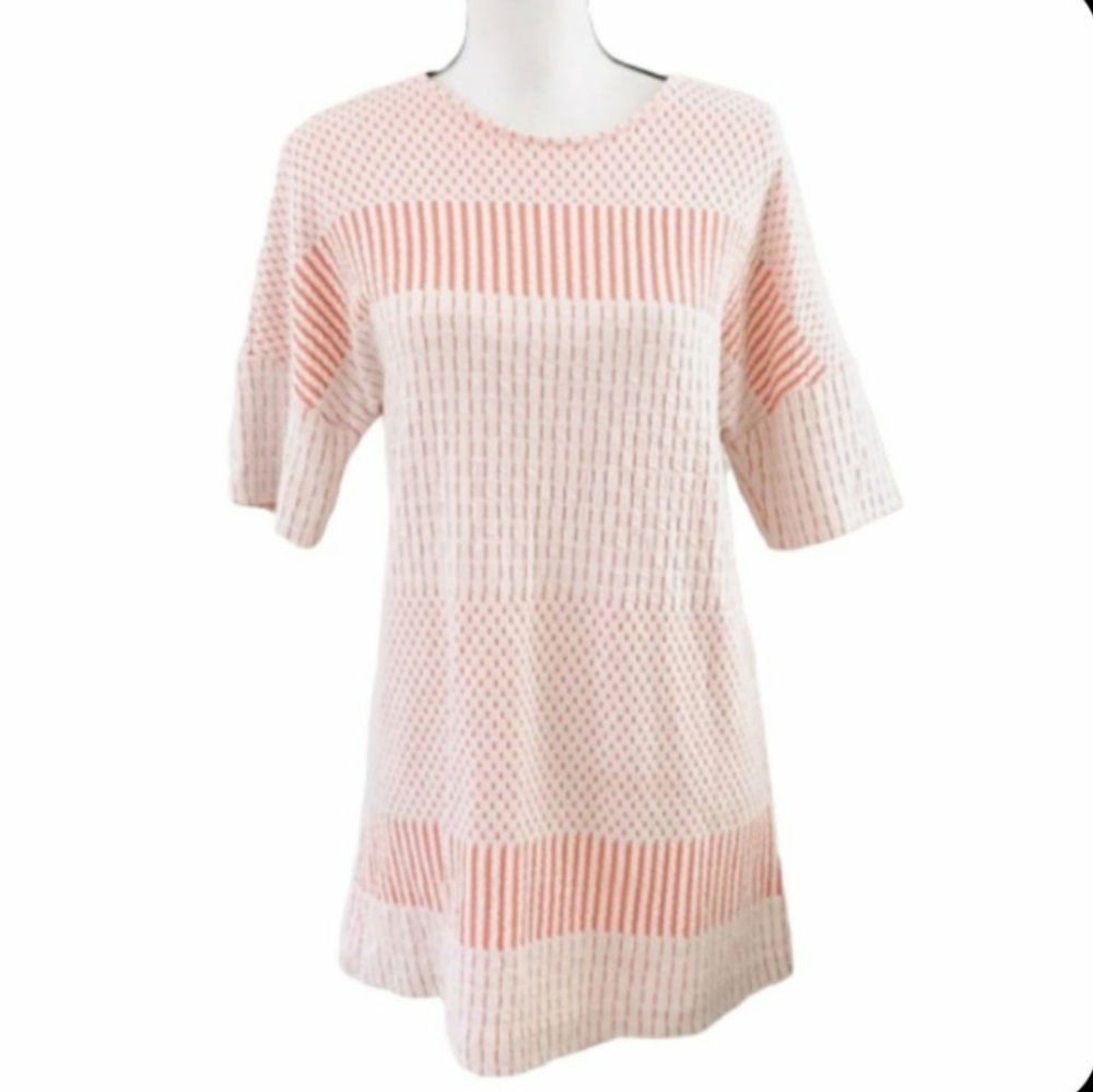 *sold*Zara scoopneck geometric print dress sz M